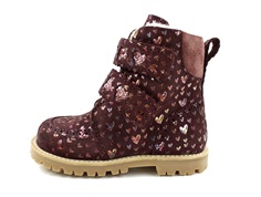 Arauto RAP old rose hearts disco winter boot Millie with TEX